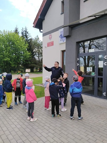 Prezentacja Posterunku Policji przez policjanta