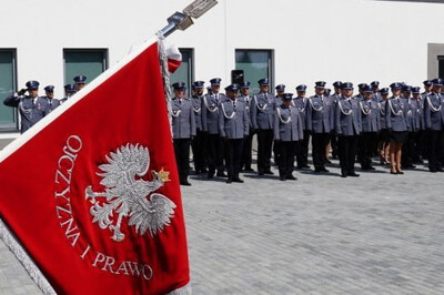Policjanci podczas Święta Policji