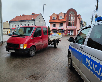 Kontrola pojazdu w Gołdapi