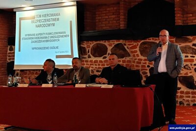 Prelegenci podczas szkolenia