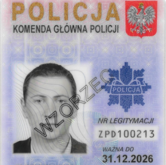 Legitymacja służbowa policjanta