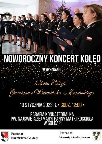 Plakat zaproszenie na koncert