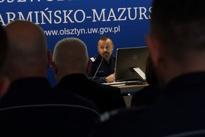 Odprawa roczna z Komendantem Wojewódzkim Policji w Olsztynie