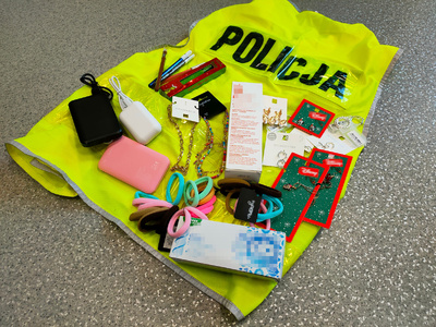 Odzyskane rzeczy pochodzące z kradzieży