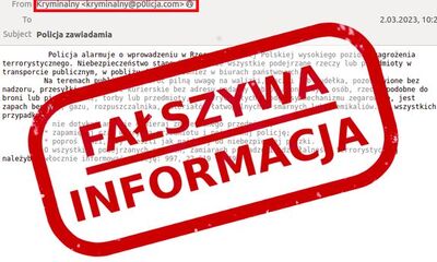 fałszywa informacja