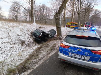 Zdarzenie drogowe w m. Różanka Dwór