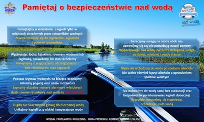 zasady bezpieczeństwa nad wodą