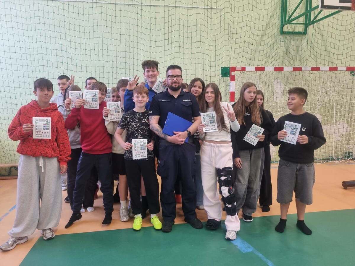 Bezpieczna droga do szkoły: ok. 100 spotkań w powiecie gołdapskim