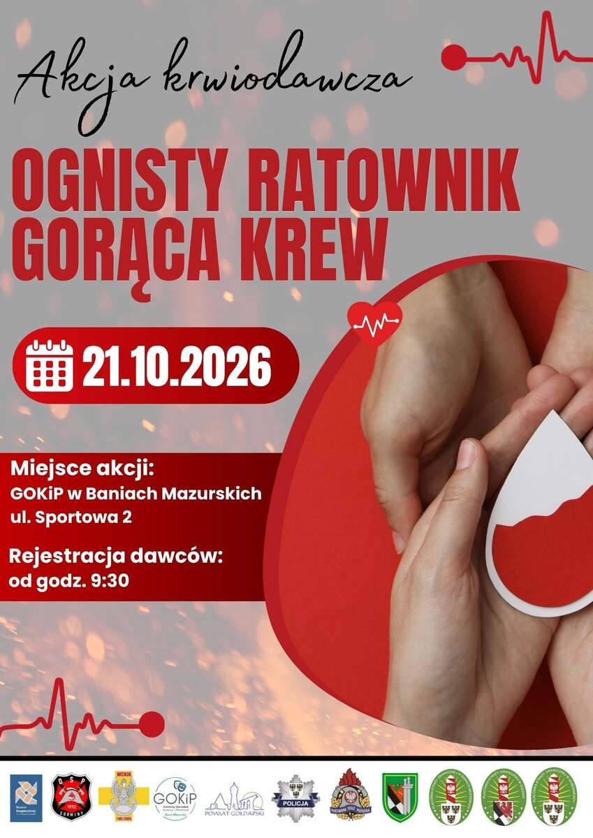 Akcja krwiodawstwa w Baniach Mazurskich